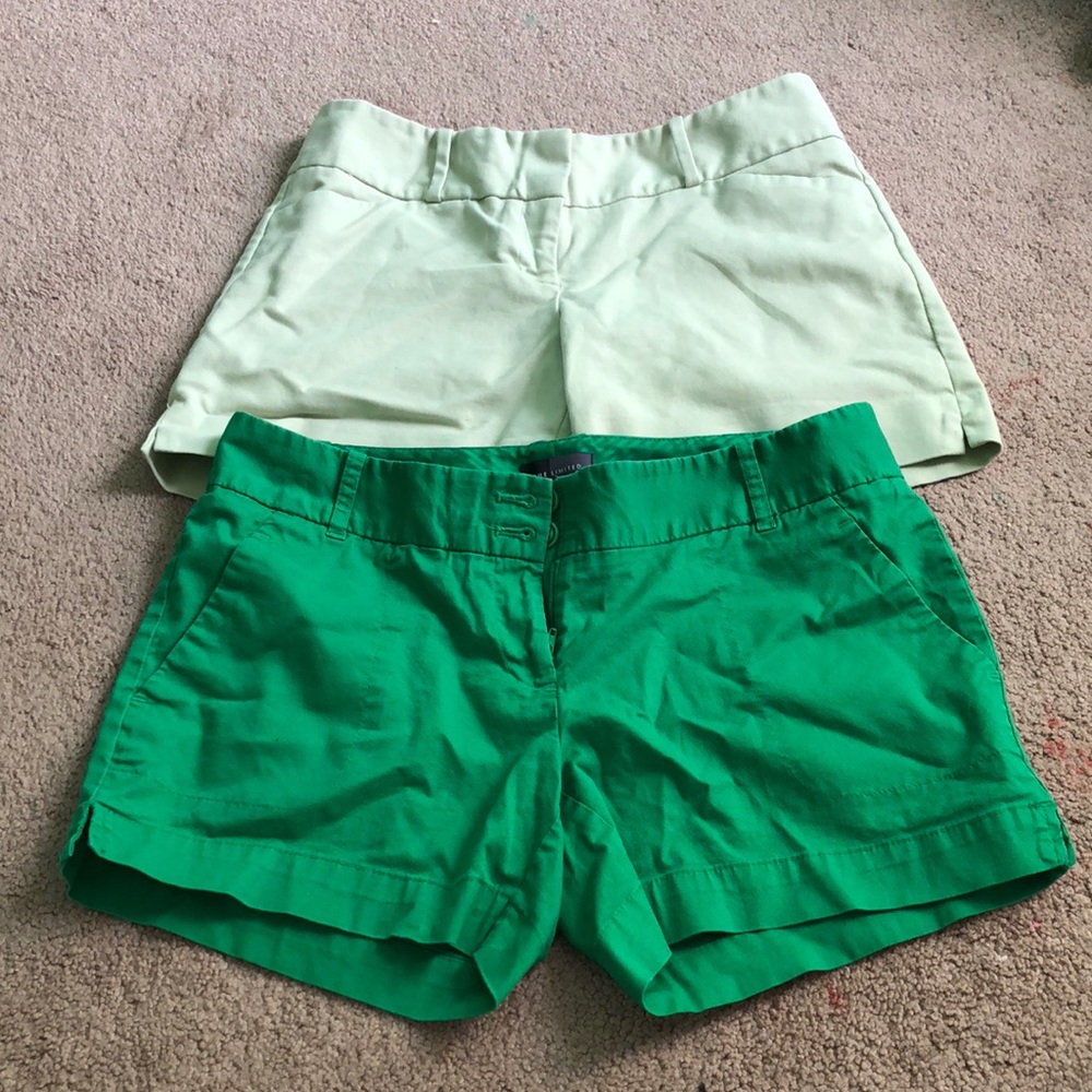 2 pair of shorts from The Limited size 2